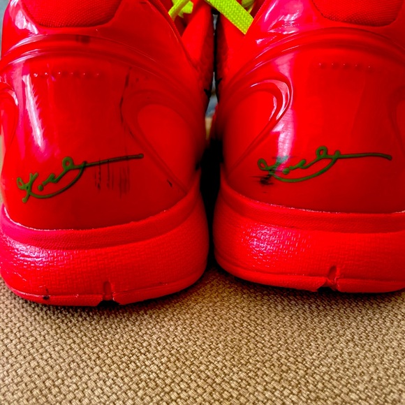 Nike Red and Neon Green Athletic Shoes - Picture 3 of 6